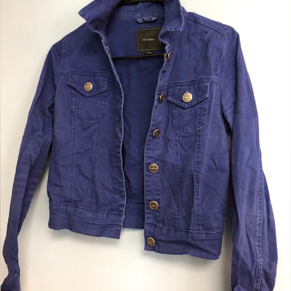 Royal Blue jean jacket